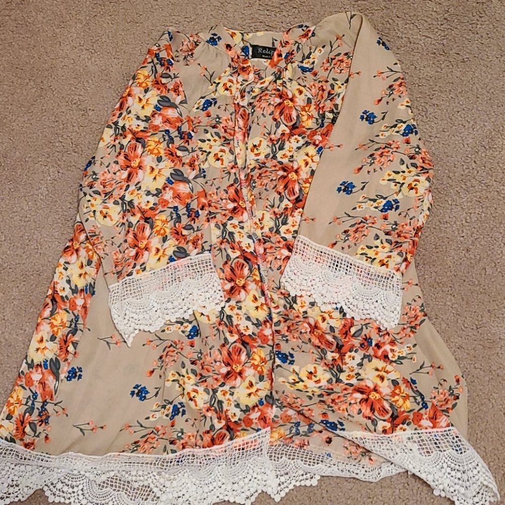 Floral Kimono